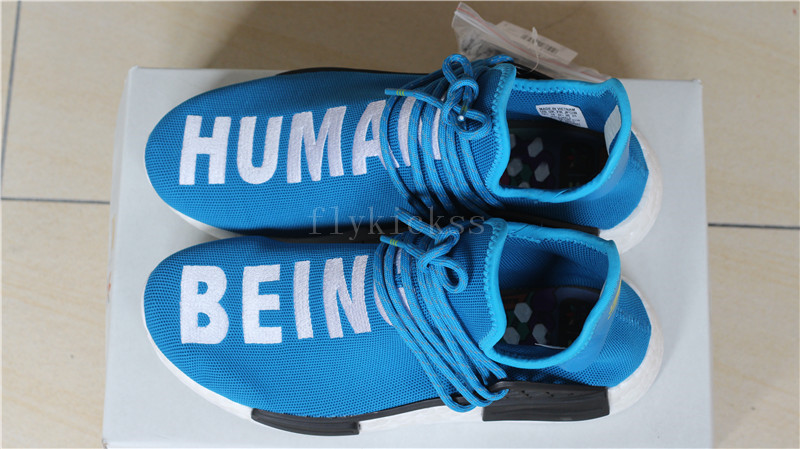 Original Pharrell x adidas NMD Human Race Blue BB0618